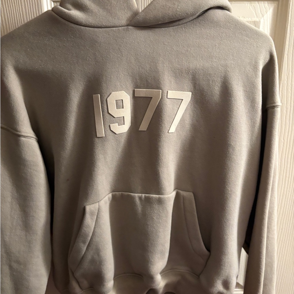 Men's Gray 1977 Hoodie
